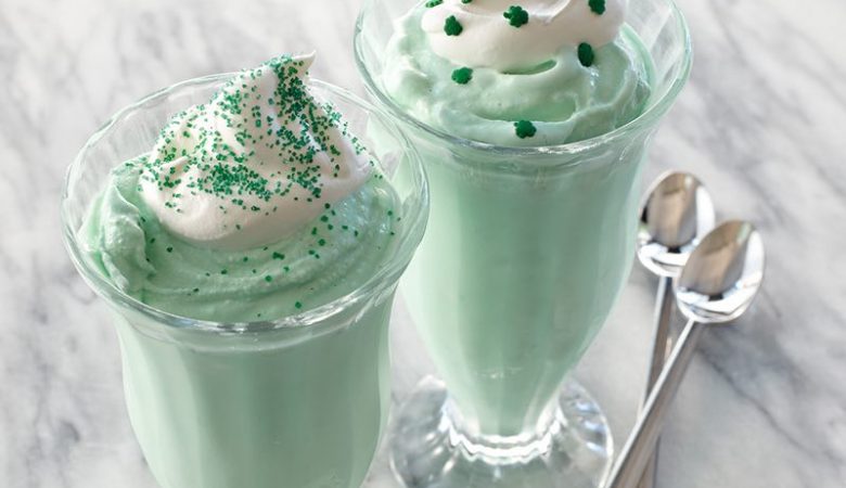 emerald mint milkshake