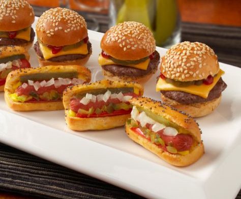 mini hamburgers