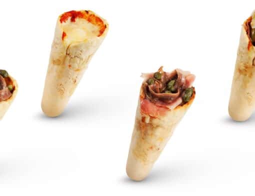 como fazer pizza no cone