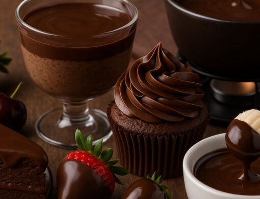 coberturas de chocolate