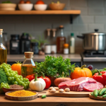 Alimentos em bancada